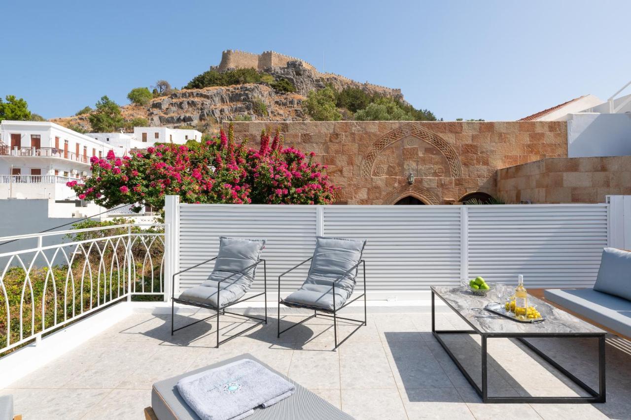 Lindos Shore Junior Suite Bagian luar foto